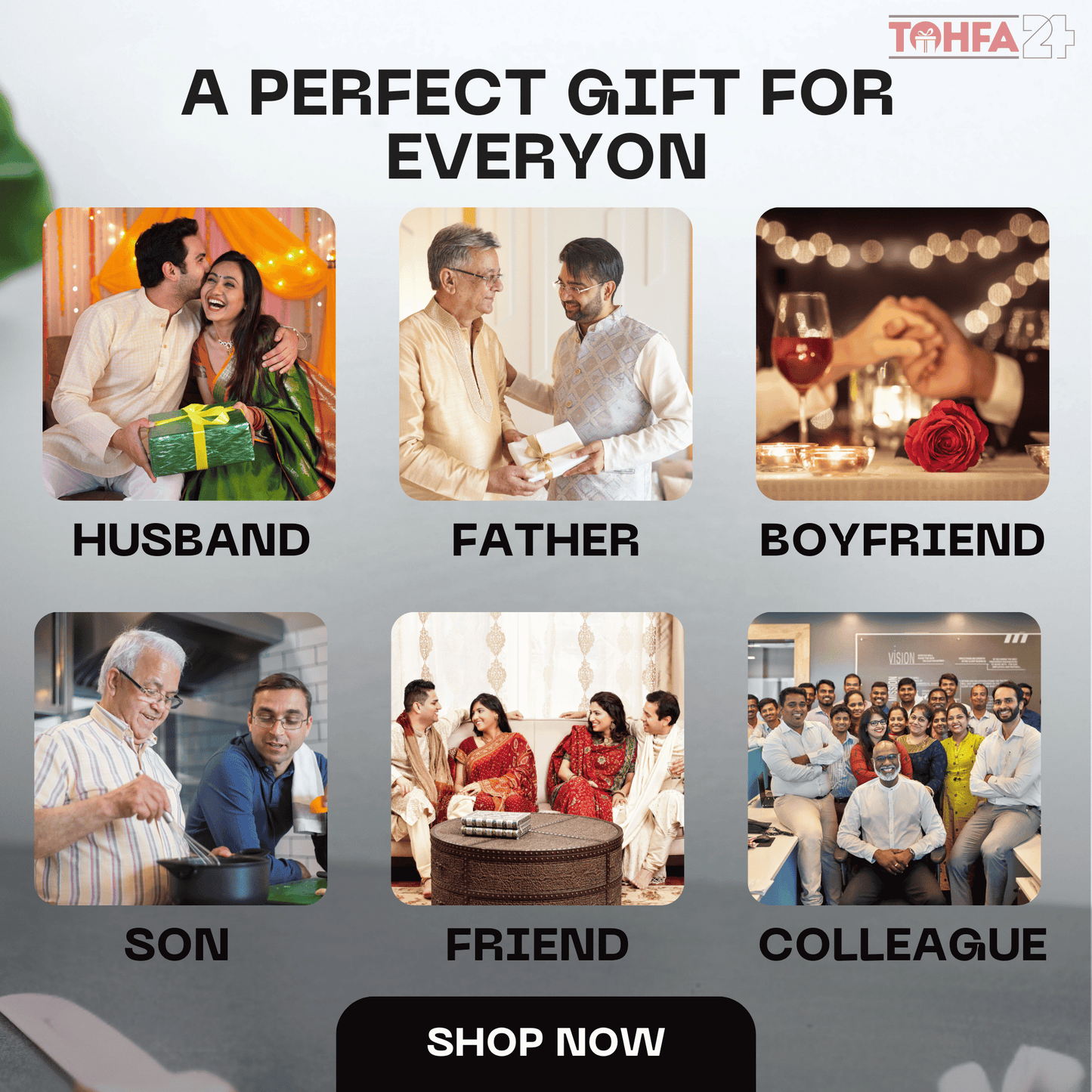 Personalized Premium 4 in 1 Leather Wallet Combo Tohfa24