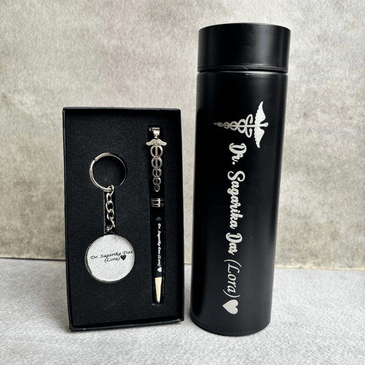 Doctor Pen, Keychain & Bottle Combo