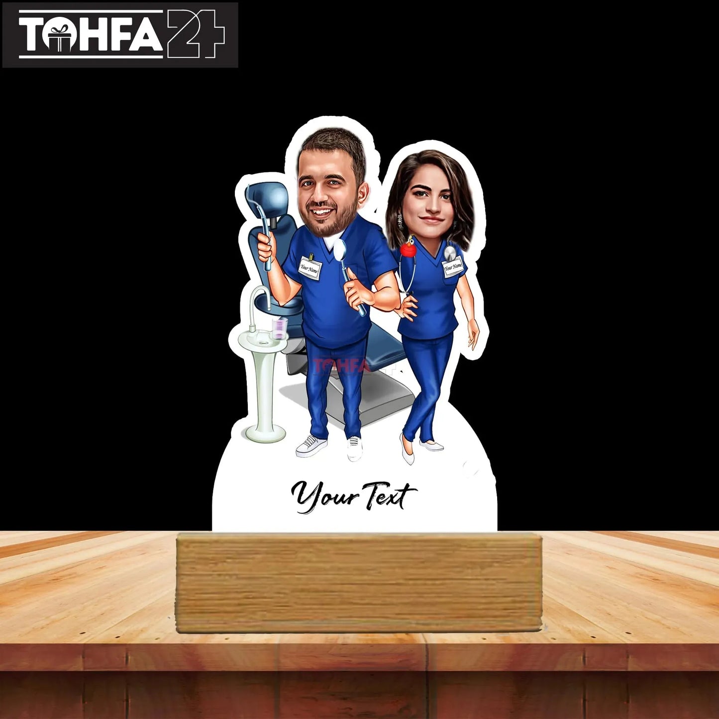 Doctor Duo Caricature Tohfa24