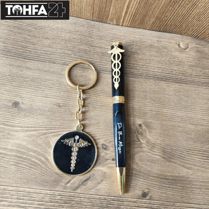 Doctor Pen Stand, Pen & Key Chain Combo Tohfa24