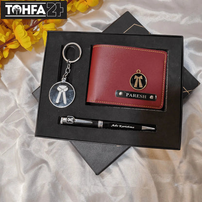 Personalized Wallet, Pen & Keychain for an Advocate Tohfa24