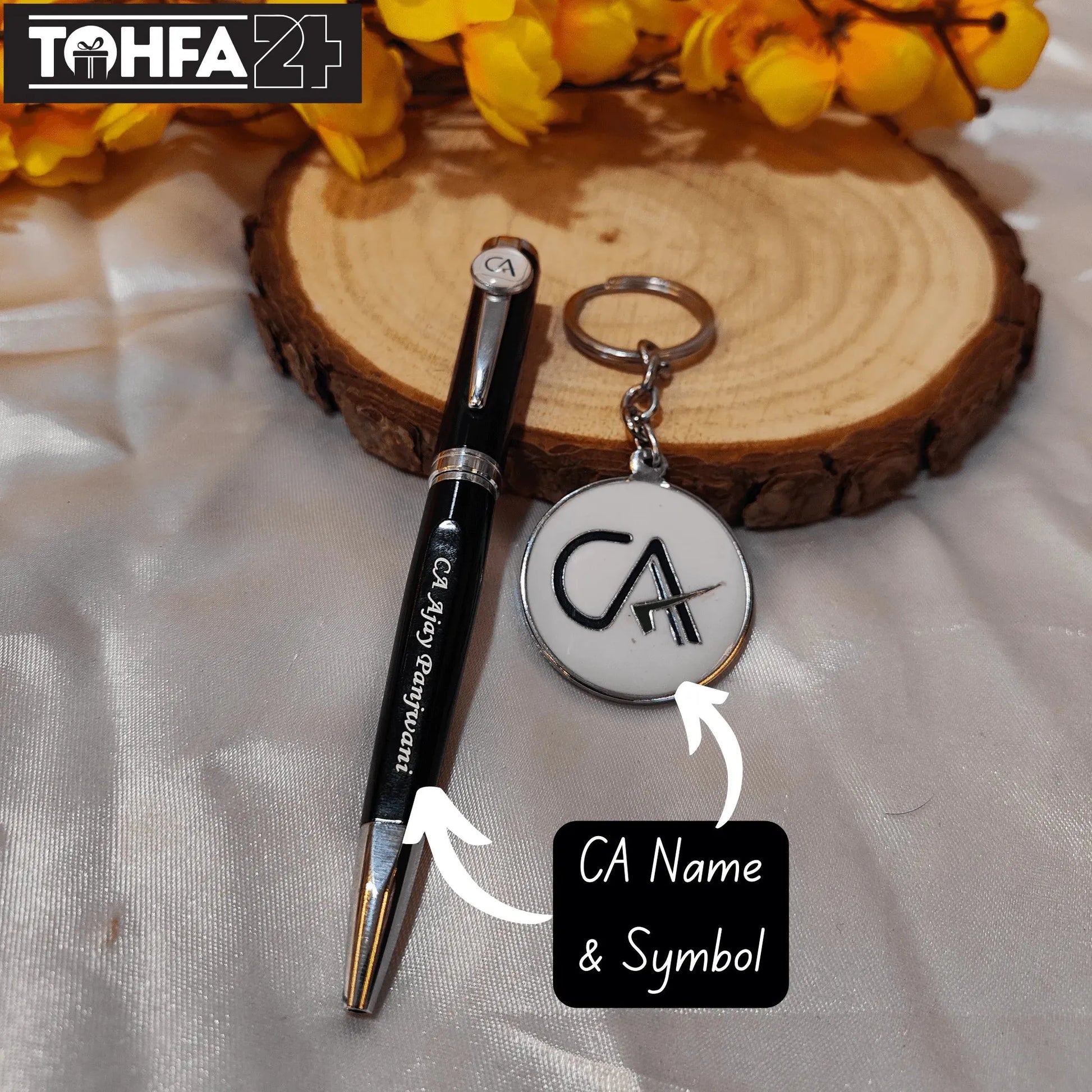 Personalized CA Pen & Key Chain Combo Tohfa24