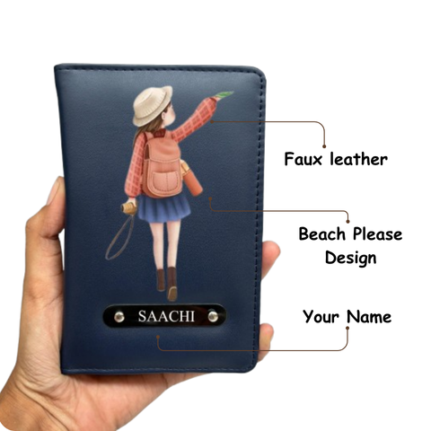 Personalized Beach Please Passport Cover Tohfa24