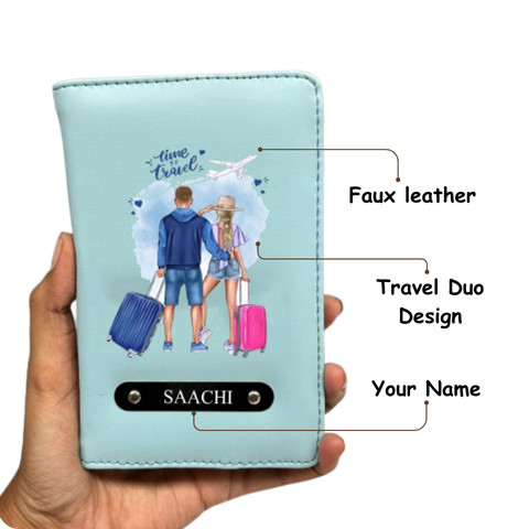 Personalized Travel Duo Passport Cover Tohfa24