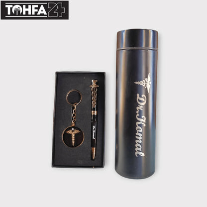 Doctor Pen, Keychain & Bottle Combo Tohfa24