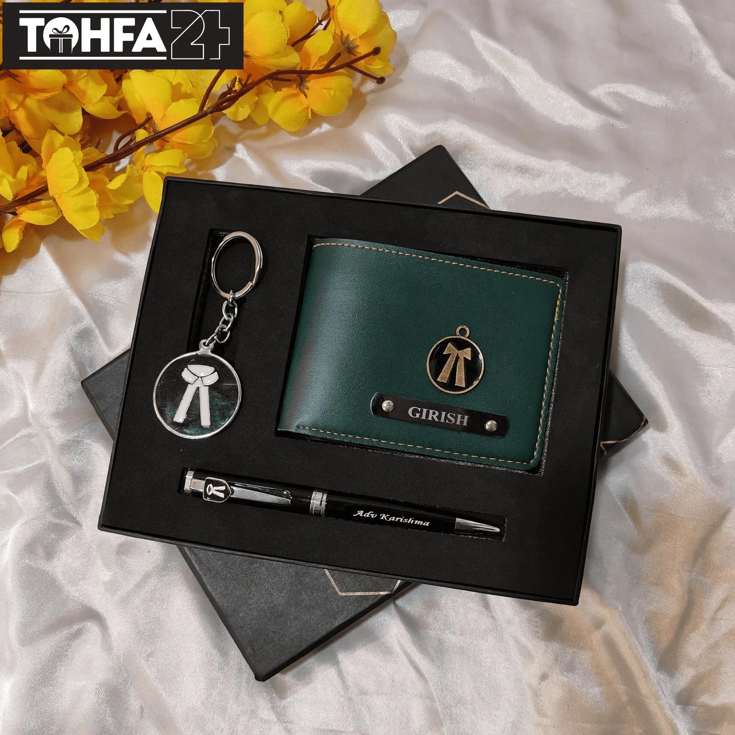 Personalized Wallet, Pen & Keychain for an Advocate Tohfa24