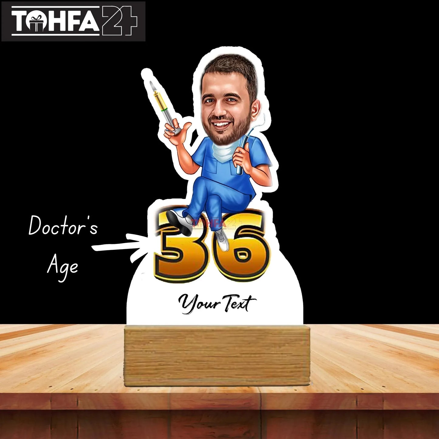 Universal Male Doctor Caricature (With Age) Tohfa24