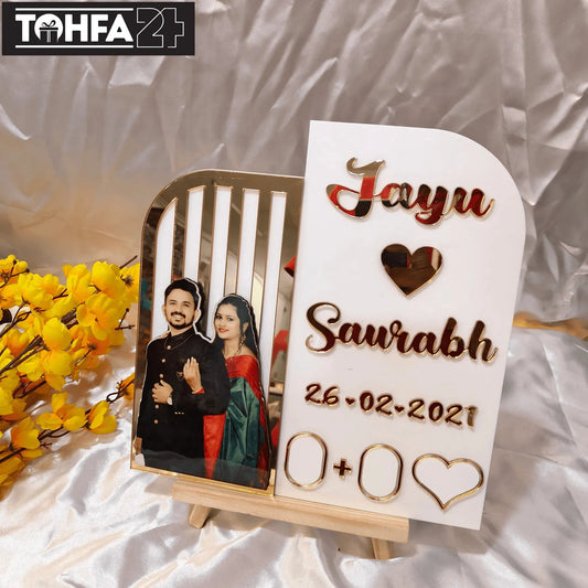 Personalized Acrylic Memory Frame Tohfa24