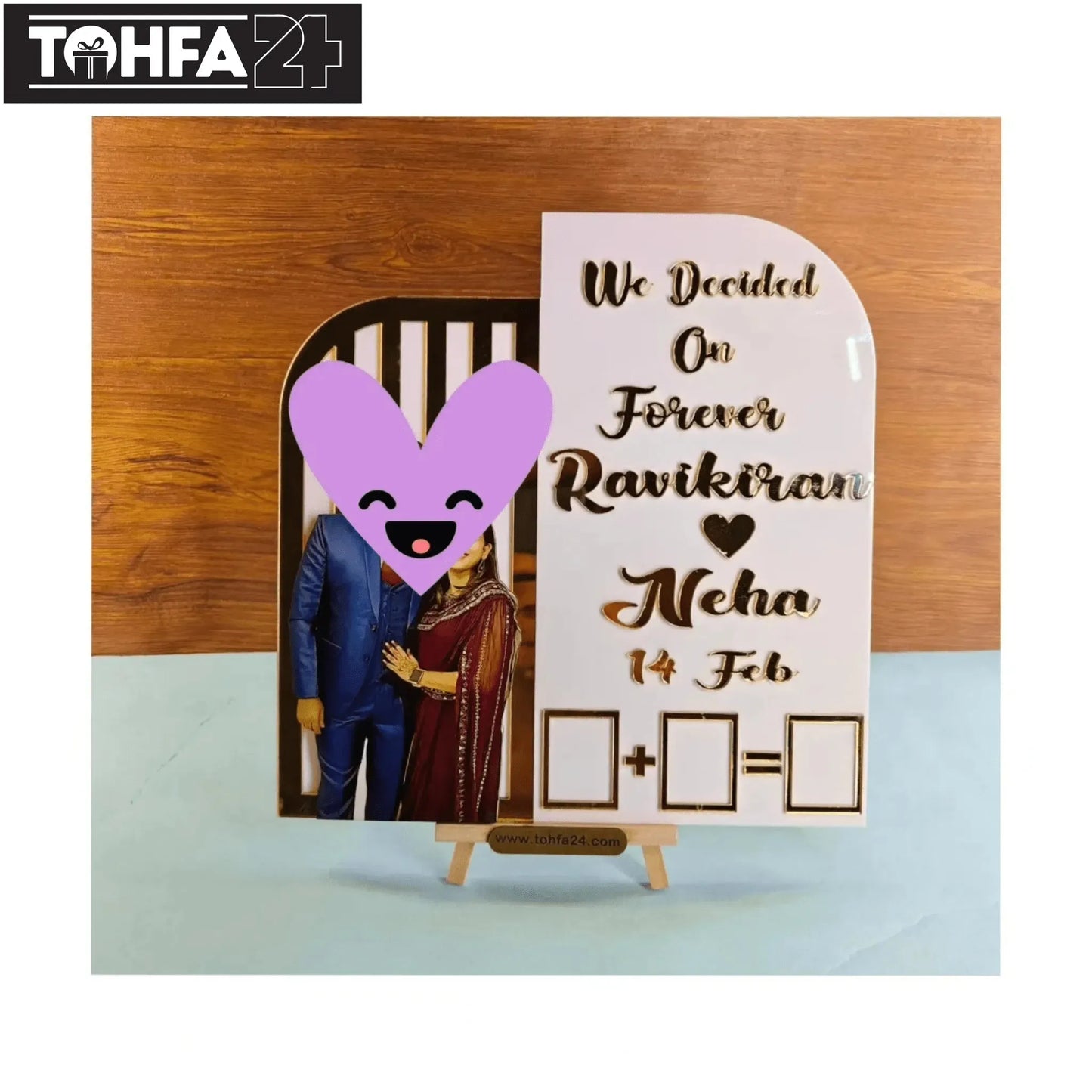 Personalized Acrylic Memory Frame Tohfa24