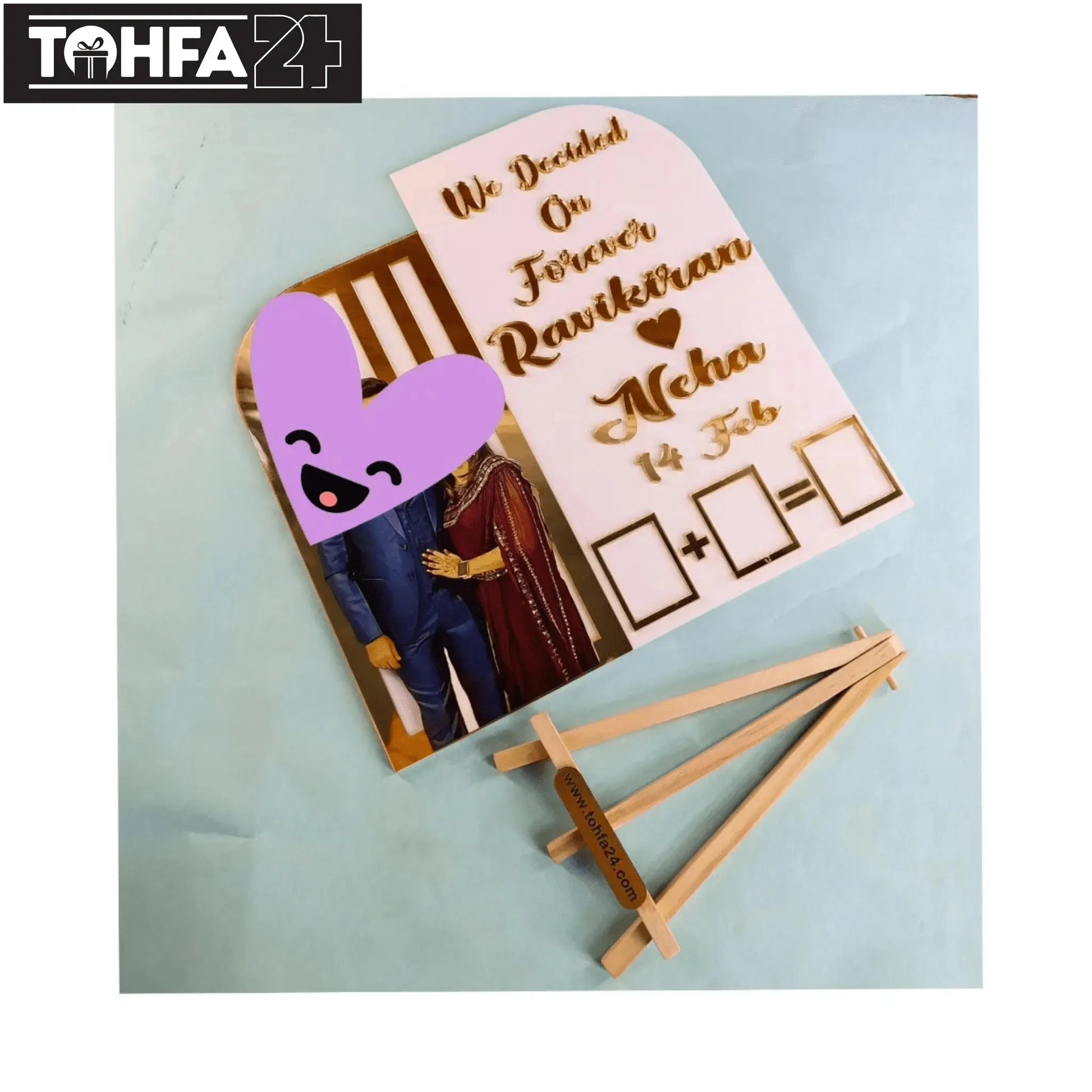 Personalized Acrylic Memory Frame Tohfa24