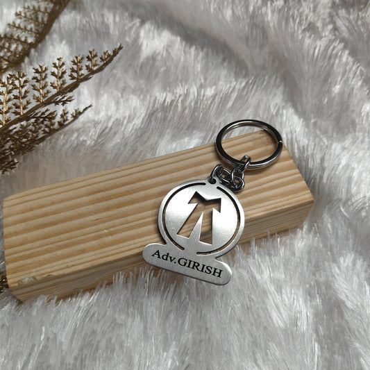 Personalized Advocate Keychain with Symbol