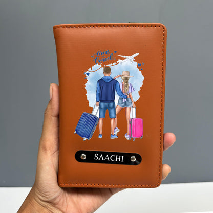 Personalized Travel Duo Passport Cover Tohfa24