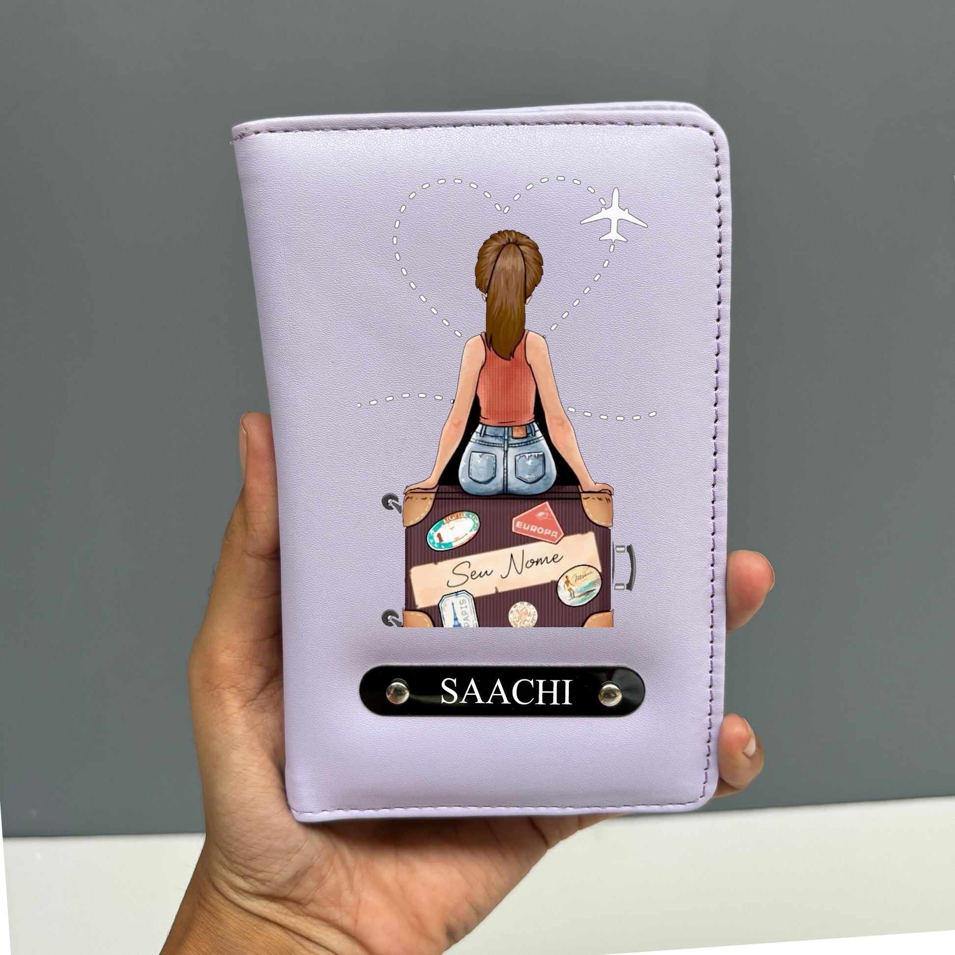 Personalized Wanderlust Passport Cover Tohfa24