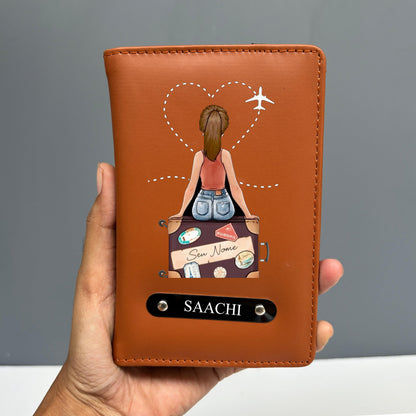 Personalized Wanderlust Passport Cover Tohfa24