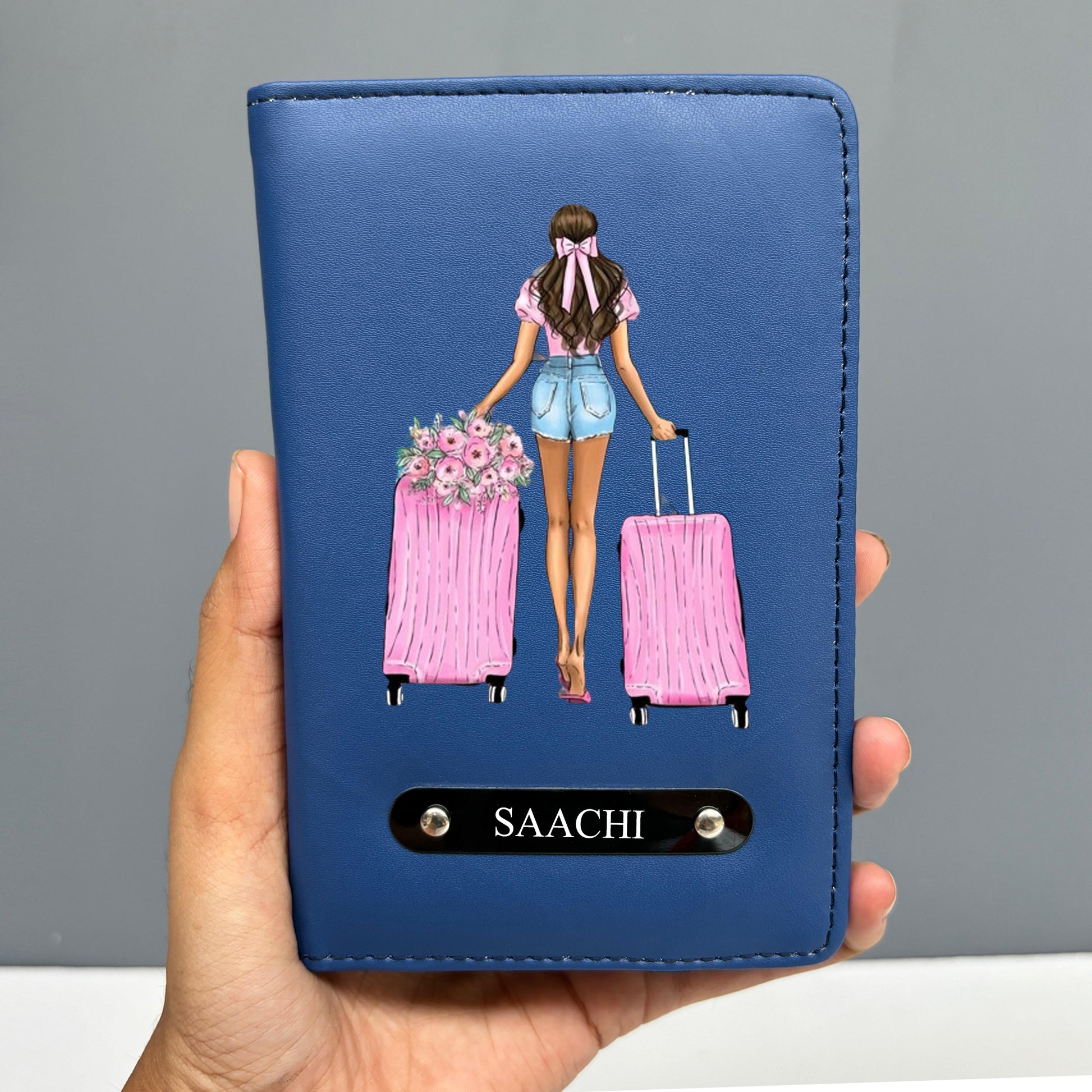 Personalized Go Solo Passport Cover Tohfa24