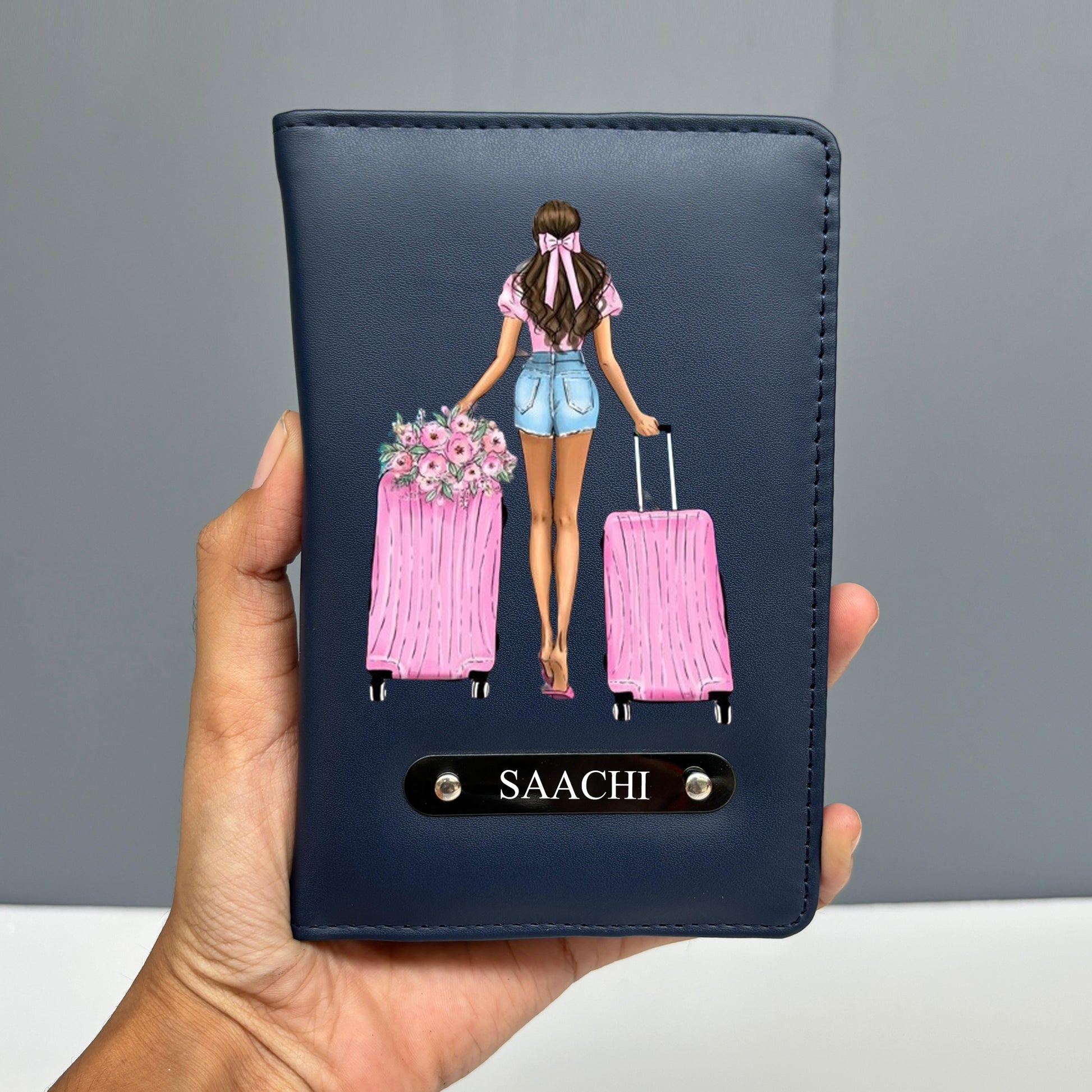 Personalized Go Solo Passport Cover Tohfa24