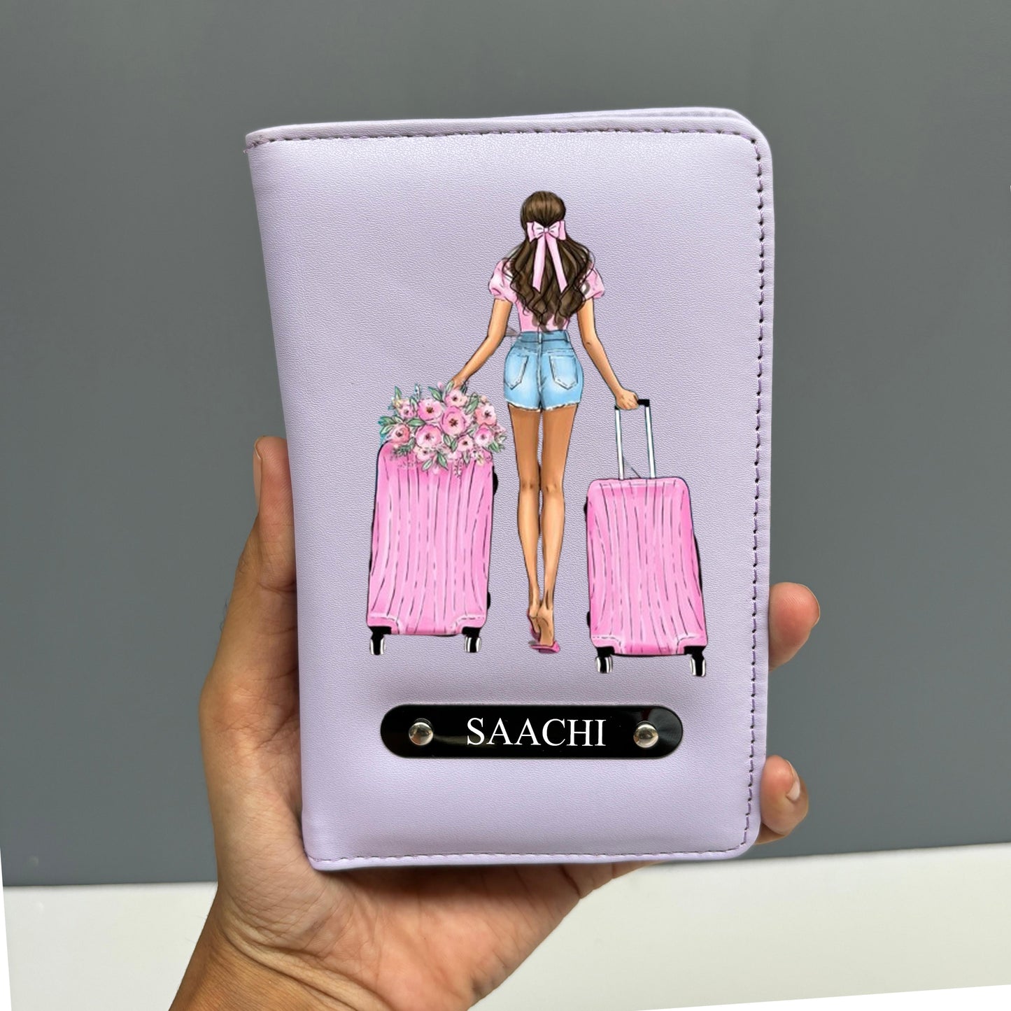 Personalized Go Solo Passport Cover Tohfa24