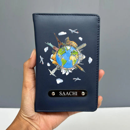 Personalized Wonders of World Passport Cover Tohfa24