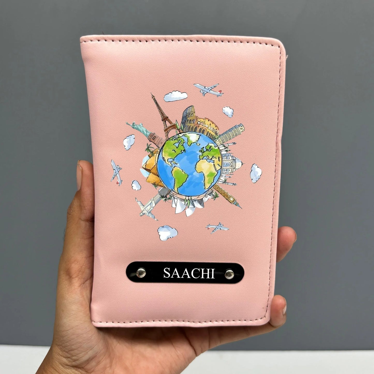 Personalized Wonders of World Passport Cover Tohfa24