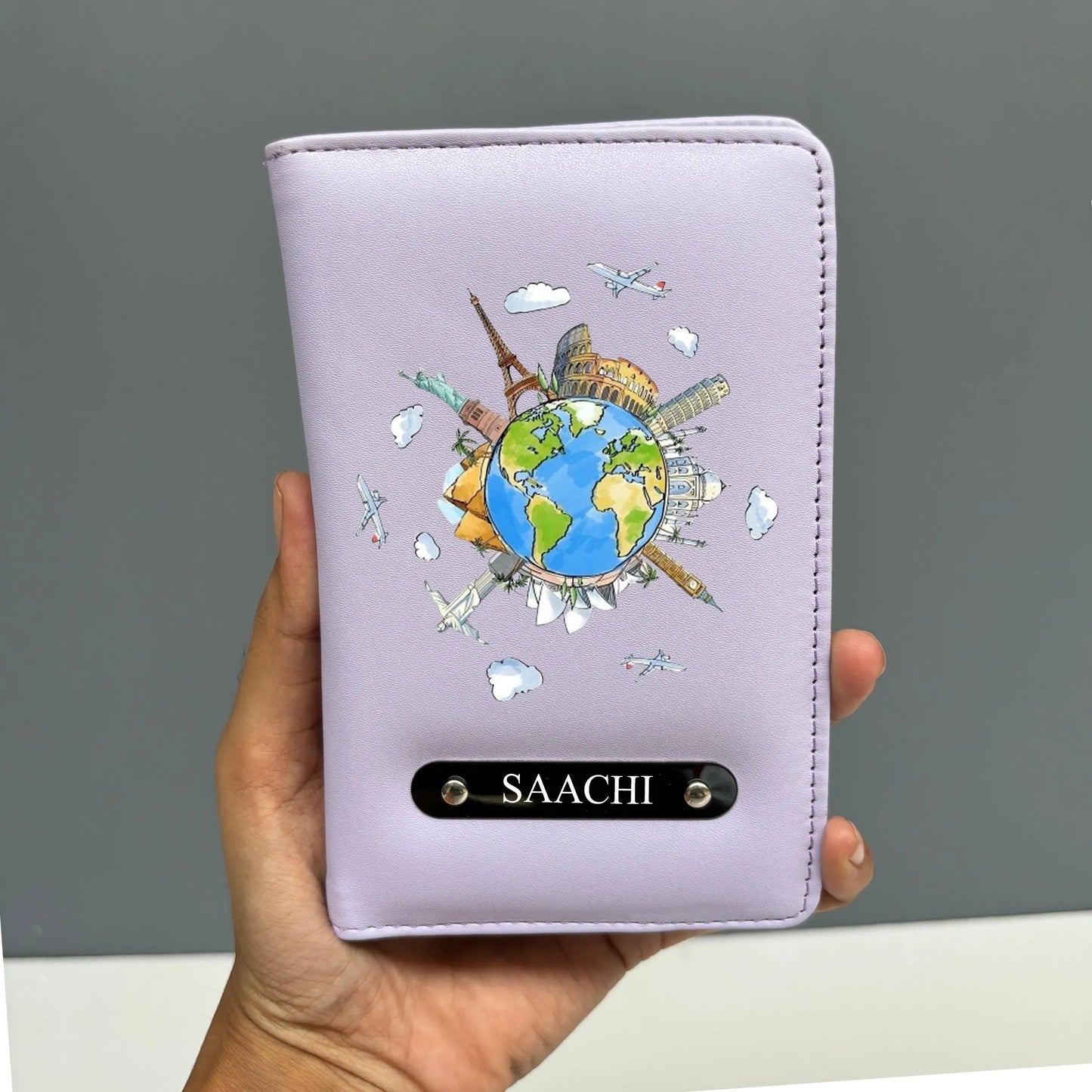 Personalized Wonders of World Passport Cover Tohfa24