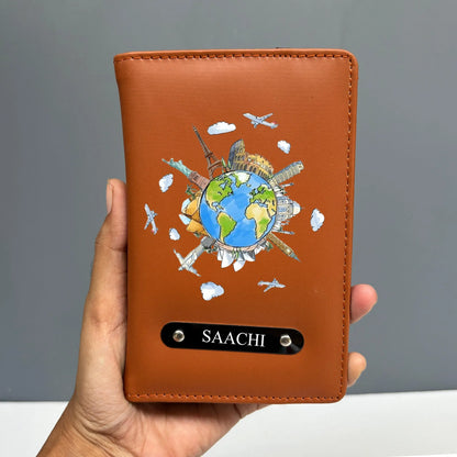 Personalized Wonders of World Passport Cover Tohfa24