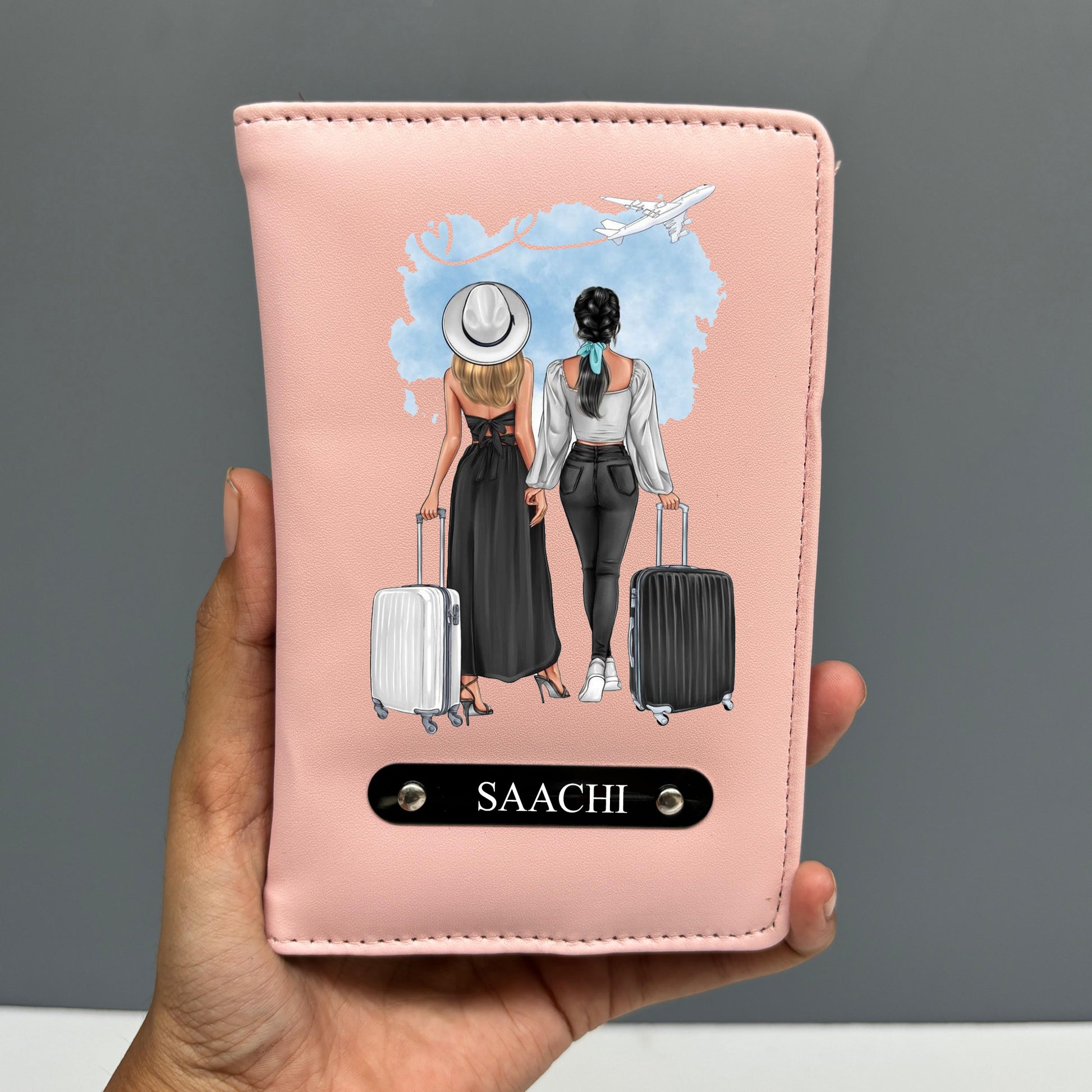 Personalized Travel bees Passport Cover Tohfa24