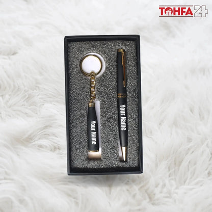 Personalized Arrow Mat Pen & Keychain Tohfa24