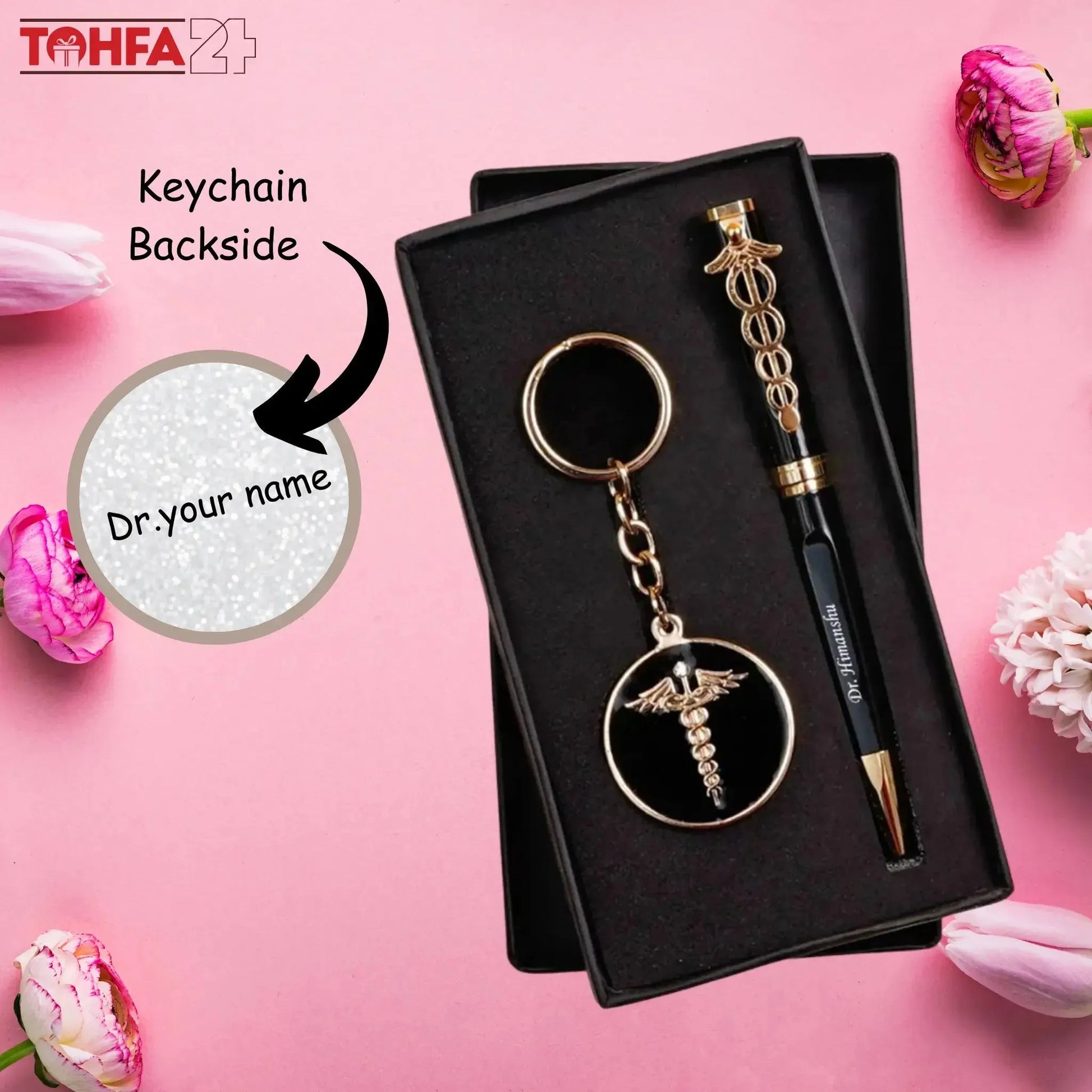 Personalized Doctor Pen & Key Chain Combo Tohfa24