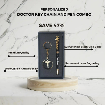 Personalized Doctor Pen & Key Chain Combo Tohfa24