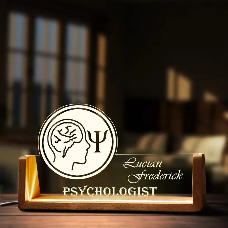 Custom Psychologist Desk Name Plate Tohfa24