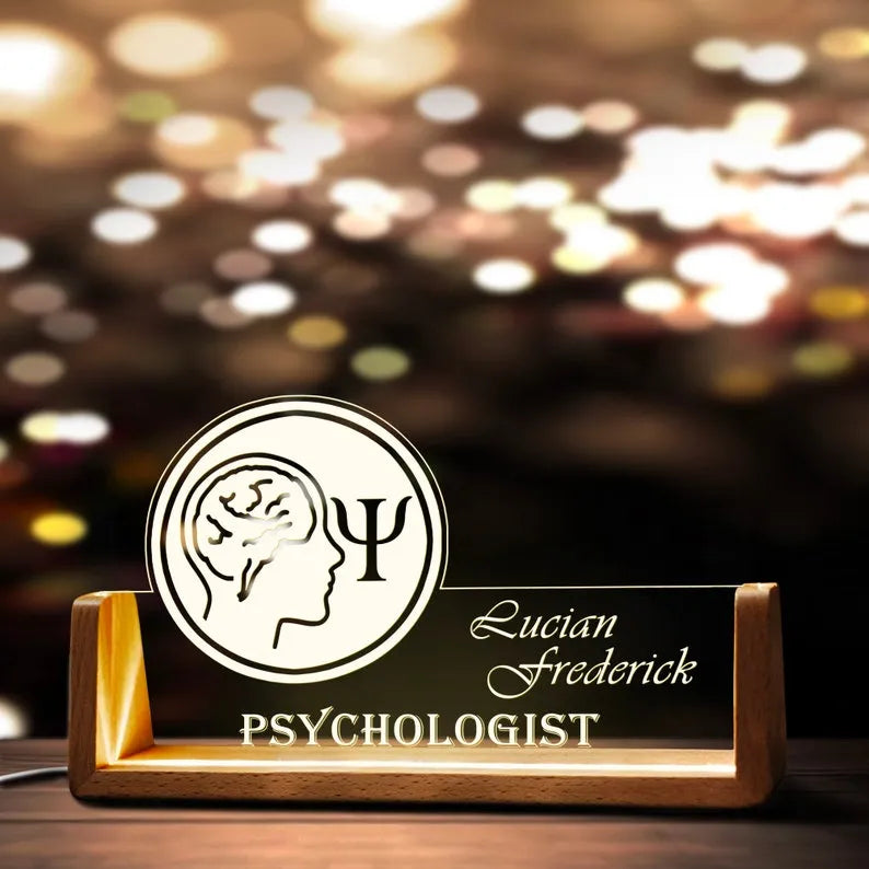 Custom Psychologist Desk Name Plate Tohfa24